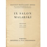Devátý malířský salon. Prosinec 1937 - leden 1938. katalog výstavy [Potworowski, Niesiołowski, Hrynkowski].