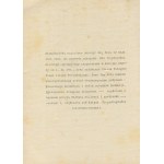 Ein eintägiger Brief zum Gedenken an Józef Piłsudski [Grenoble 1941] [AUTOGRAPHIEN von W. Pobóg-Malinowski, Cz. Chowaniec und J. Paczkowski].