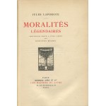 LAFORGUE Jules - Moralités légendaires [Paris 1920] [originálny lept Konstantin Brandl].