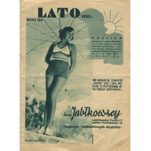 Jabłkowscy Brothers Department Store. Summer 1937 advertising catalog Fashion 134.