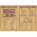 Obchodní dům Jozef Ringelblum. Varšava, Nalewki 29. reklamní katalog hraček pro děti [30. léta 20. století].