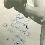 [Fotografie] Józef Kruża. Mistr Evropy v boxu 1953 [AUTOGRAF].
