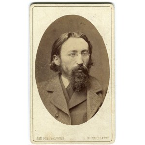 [fotografia tekturkowa] Jan Matejko [J. Mieczkowski Warszawa ok. 1880]