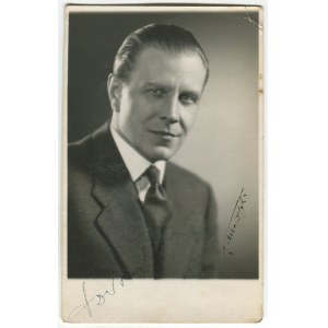 [fotografia] Tadeusz Dołęga-Mostowicz [lata 30. XX wieku] [AUTOGRAF]