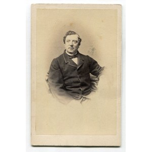 [Cardboard photograph] Alojzy Zolkowski (son) [Karol Beyer Warsaw 1862].