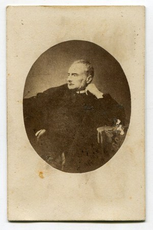 [fotografia tekturkowa] Zygmunt Krasiński [Karol Beyer Warszawa lata 50. XIX wieku]