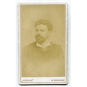 [Cardboard photograph] Wladyslaw Mierzwinski [Artistic Photography Konrad Warsaw ca. 1890].