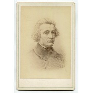 [Cardboard photograph] Adam Mickiewicz [Photographic Works of Walery Rzewuski Krakow].