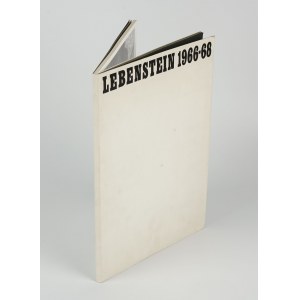 LEBENSTEIN Jan - Oeuvres 1966-1968. exhibition catalog [Paris 1968].