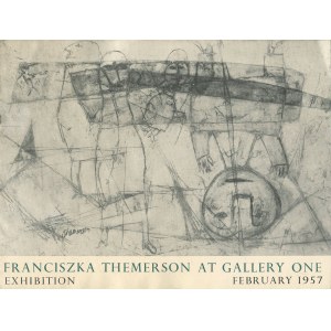 THEMERSON Francis - Neue Gemälde in der Gallery One. Mappe zur Ausstellung [London 1957].