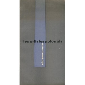 Les artistes polonais à la V-e Biennale du Musée d'Art Moderne de Sáo Paulo. Katalog wystawy [1959] [Lebenstein, Gierowski, Brzozowski]