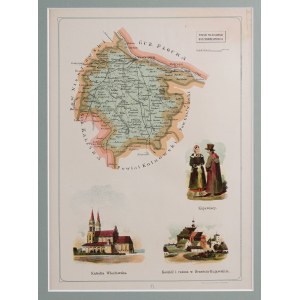 [mapa] BAZEWICZ Józef Michał - Wloclawski Powiat gub. warszawska [1907].