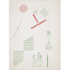 THEMERSON Franciszka and Stefan - Semantic Divertissements [první vydání Londýn 1962] [AUTOGRAFIE].