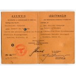 Ausweis von Ing. Władysław Łoziński, Leiter der Liquidationsstelle der Staatlichen Luftfahrtwerke [1941] [PZL].
