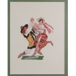 [grafika] STRYJEŃSKA Zofia - Kołomyjka z cyklu Tańce polskie [1927]