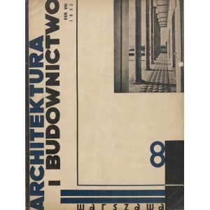 Architektura i Budownictwo. Nr 8 z 1932 roku