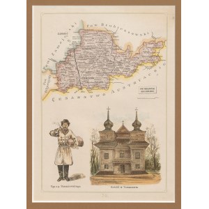 [mapa] BAZEWICZ Józef Michał - Powiat tomaszowski gub. lubelskiej [1907]