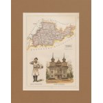 [mapa] BAZEWICZ Józef Michał - Powiat tomaszowski gub. lubelskiej [1907]