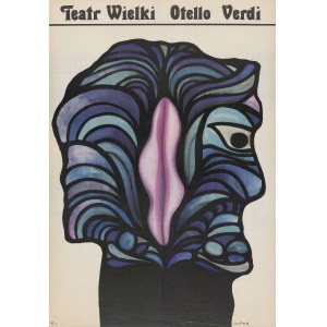 [plakat] LENICA Jan - Teatr Wielki. Otello. Verdi [1968]