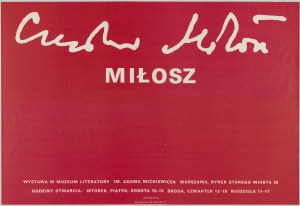 [Poster] HEYDRICH Jan - Czeslaw Milosz. Exhibition at the Adam Mickiewicz Museum of Literature [1981].