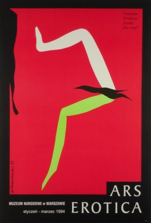 [plakat] TOMASZEWSKI Henryk - Ars Erotica. Wystawa w Muzeum Narodowym w Warszawie [1994]