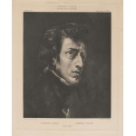 [print] DELACROIX Eugene - Portrét Frédérica Chopina [Ľvov 1902].