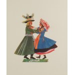 [grafika] STRYJEŃSKA Zofia - Kujawiak z cyklu Tańce polskie [1927]
