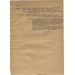 [Varšavské povstání] Sekce Sarna. Situační zpráva z 29.9.1944 v 15:00 [s podpisem Narcyze Łopianowského alias Sarny].