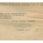 [Varšavské povstání] Sekce Bogumił. Situační zpráva z 6.9.1944, 17:00 [podepsán Wladyslaw Garlicki alias Bogumil].