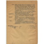 [Warsaw Uprising] Axe section. - Golski and Piorun battalions. Situation report dated 11.09.1944. [with signature of Jacek Bêtkowski a.k.a. Topór].