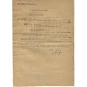 [Varšavské povstání] Prapor Ostoja. Situační zpráva z 13.9.1944, 17:00 [podepsán kapitán Tadeusz Klimowski, pseud. Ostoja].