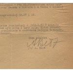 [Warschauer Aufstand] Bataillon Bełt. Lagebericht vom 28.08.1944. [unterzeichnet vom Kommandeur Erwin Brenneisen alias Bełt].