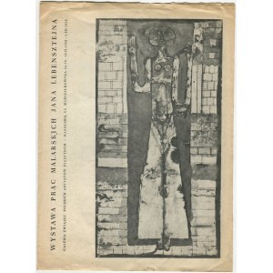 LEBENSTEIN Jan - Wystawa prac malarskich. Katalog [1958]