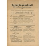 Verordnungsblatt für das Generalgouvernement. Verordnungsblatt für das Generalgouvernement [1940-1941].