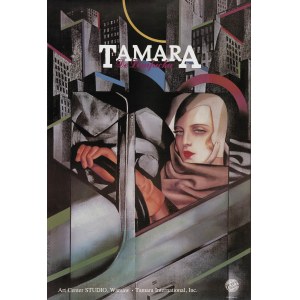 [plakat] SZAYBO Rosław - Tamara de Lempicka. Teatr Studio [1990]