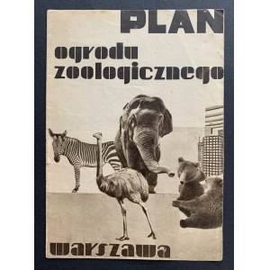 [STAŻEWSKI Henryk] PLÁN varšavské zoologické zahrady. Varšava [193?]
