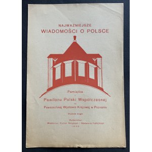 [PWK] Die wichtigsten Nachrichten über Polen. Poznań [1930].