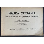 STEMLER Józef - Learning to read - an aid to a person teaching an illiterate to read. Warsaw [1934].
