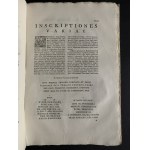 [Stary druk] SCIPIONE Maffei - Museum Veronense, hoc est antiquarum inscriptionum atque anaglyphorum collectio ... Veronae [1749]