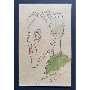 Portrét / karikatura. Oflag II B - Waldenberg [1940].