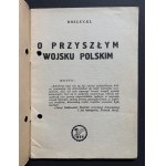 [WERTHEIM Bronislaw] Rozłucki - O budoucí polské armádě. Varšava [1943].