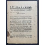 UMĚNÍ A NÁROD. Č. 11-12. září-říjen. Varšava [1943].