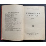 KADEN-BANDROWSKI Juliusz - Wspomnienia i nadzieje. Warszawa [1939]