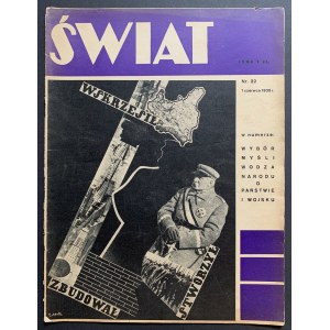 [PIŁSUDSKI] ŚWIAT.Nr 22. 1-VI-1935.Warszawa.