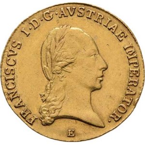 František II., 1792 - 1835, Dukát 1824 E, Karlovský Bělehrad, 3.477g, dr.hr.,