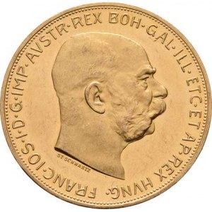 František Josef I., 1848 - 1916, 100 Koruna 1911 (pouze 11.000 ks), 33.875g, nep.hr.,