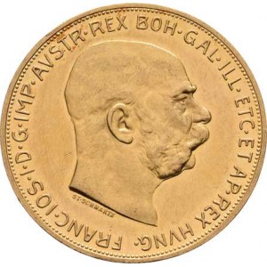 František Josef I., 1848 - 1916, 100 Koruna 1914 (pouze 1.195 ks), 33.860g, nep.hr.,