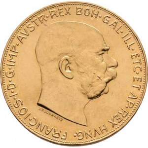 František Josef I., 1848 - 1916, 100 Koruna 1915 - novoražba, 33.837g, nep.hr.,