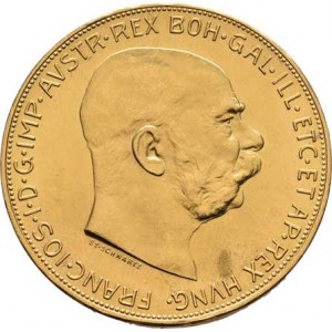 František Josef I., 1848 - 1916, 100 Koruna 1915 - novoražba, 33.841g, nep.vady