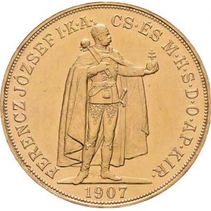 František Josef I., 1848 - 1916, 100 Koruna 1907 KB - původní ražba (pouze 1.088 ks),